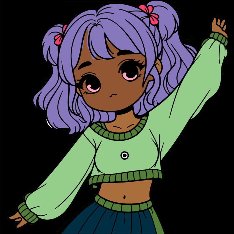 girl in a cute crop top