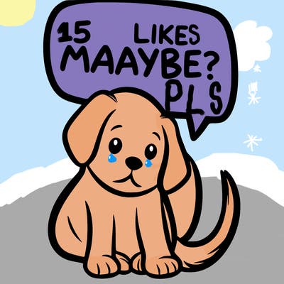 a puppy that says 5 like maybe