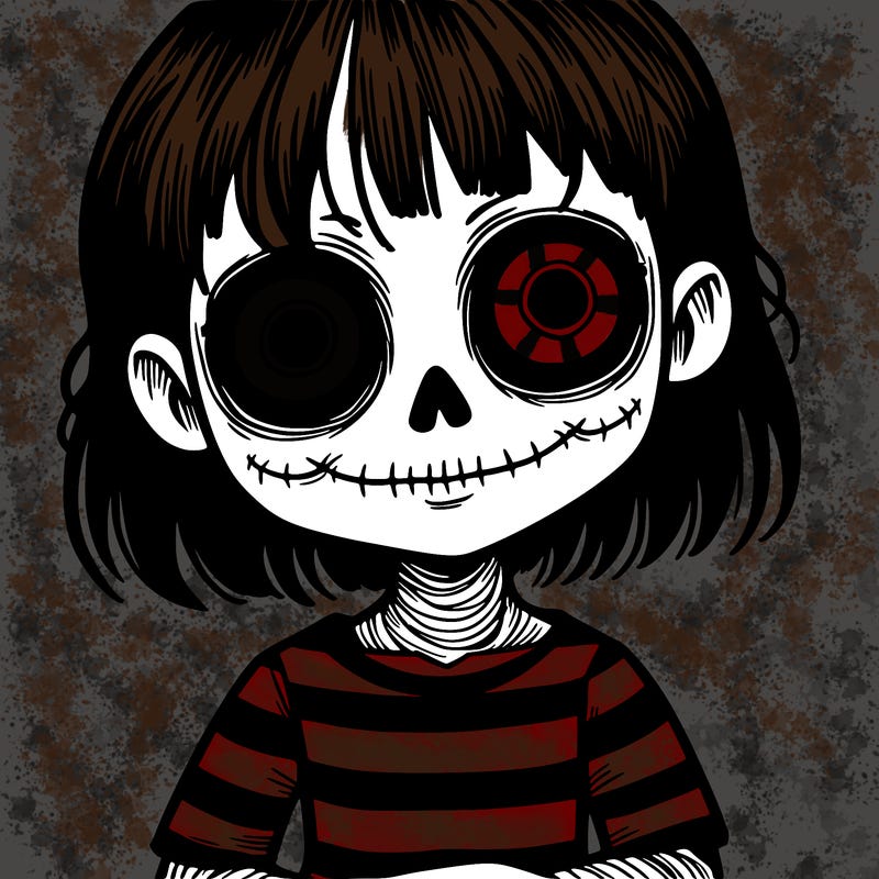 creepy girl