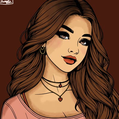 detailed realistic girl