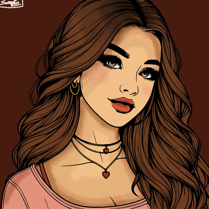 detailed realistic girl