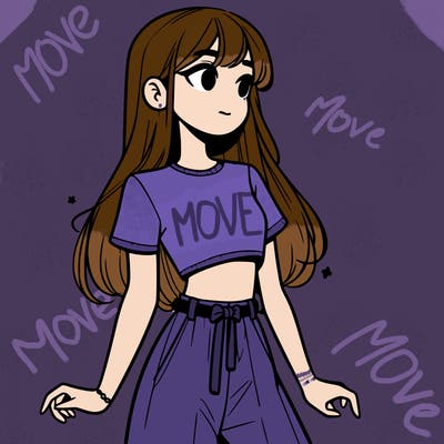 girl in a cute crop top