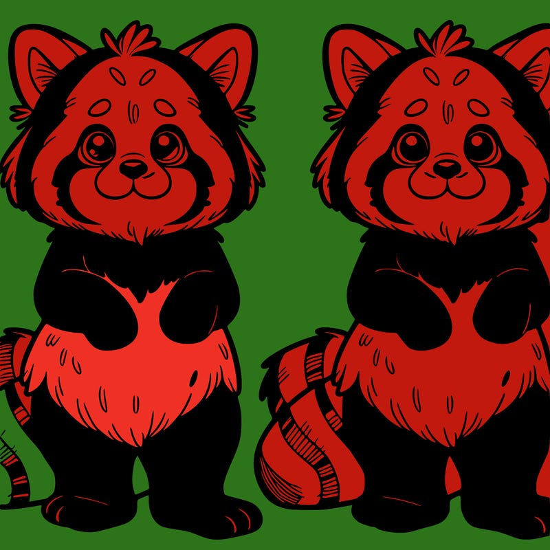 red panda