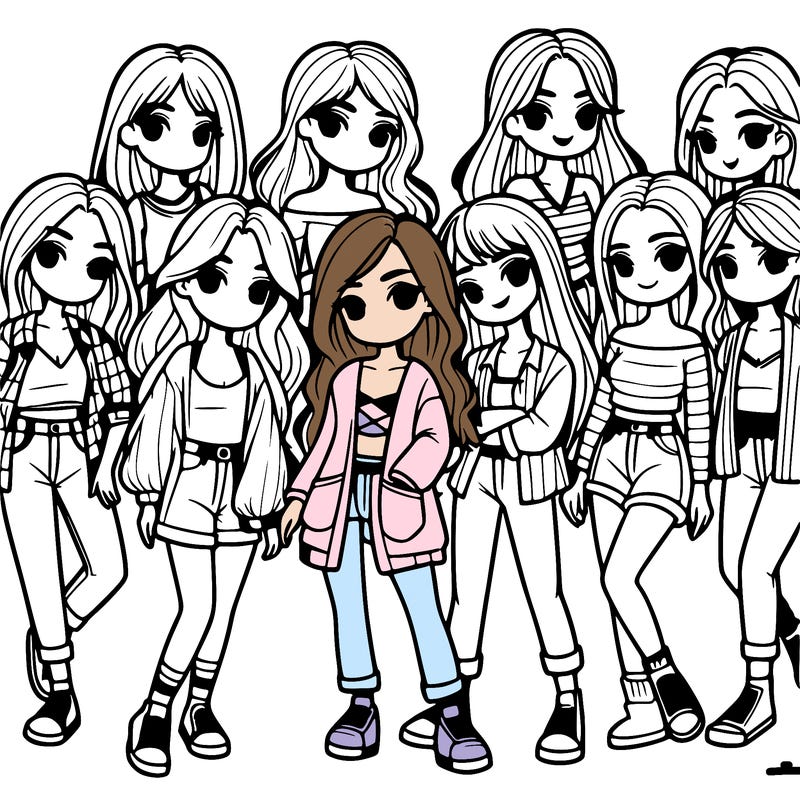 group of girls