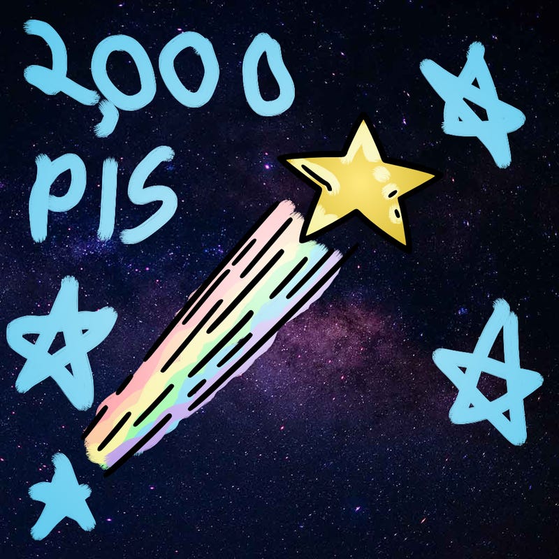 a shooting star in the sky