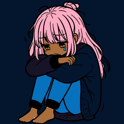 depressed girl