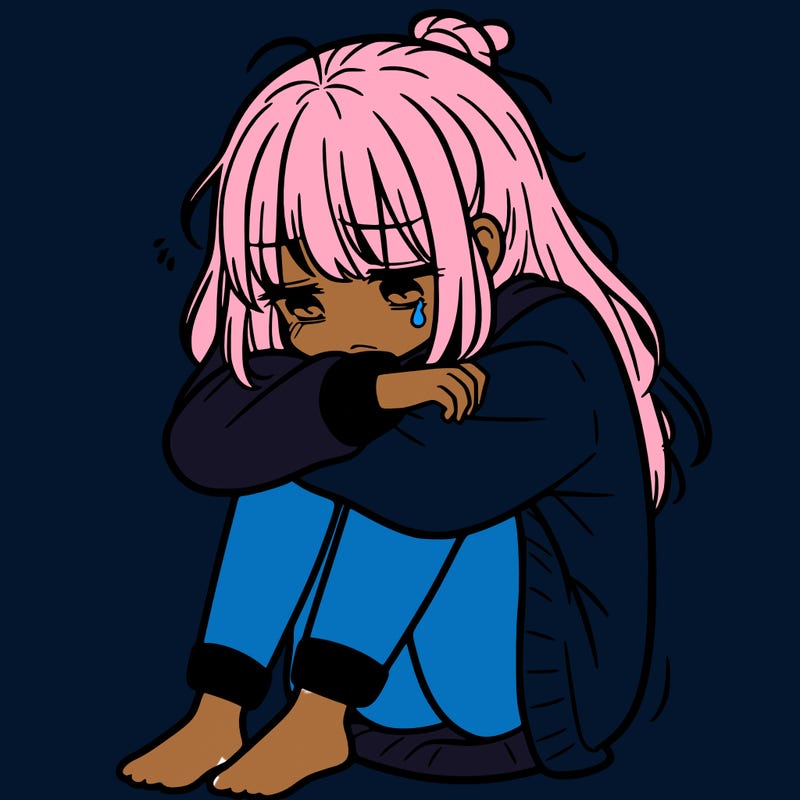 depressed girl