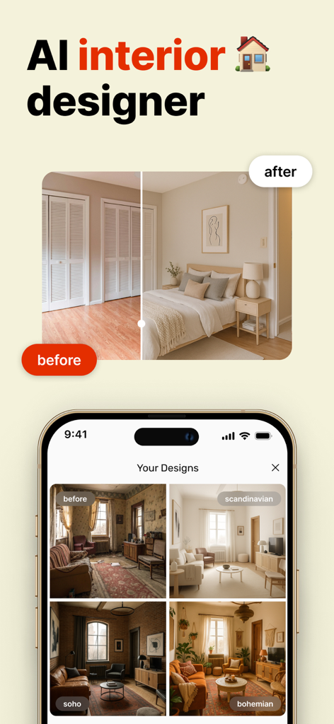 AI Interior Design: HomeGPT - Graphics & Design App | MWM