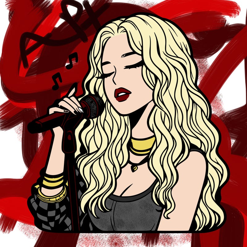 realistic female singer