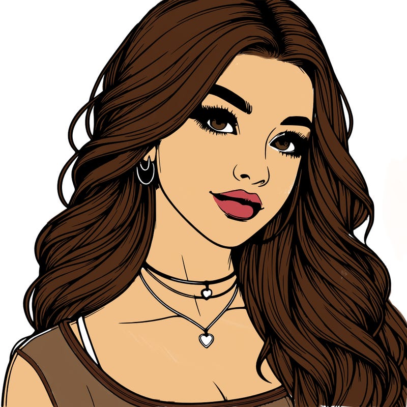 detailed realistic girl