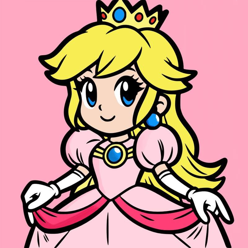 peach from mario