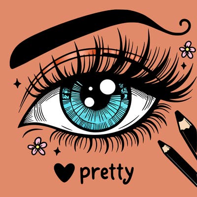 pretty eye