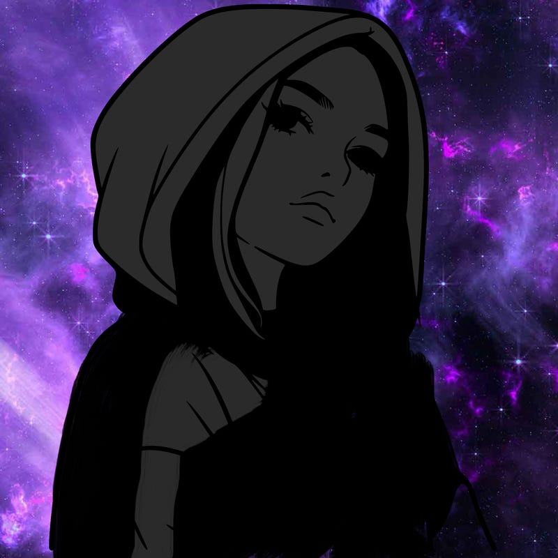 a realistic girl in a hoodie