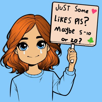 realistic girl holding up a sign