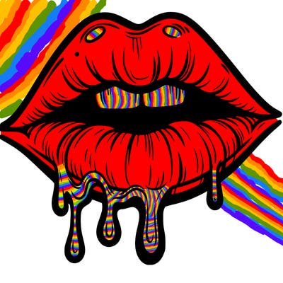 lips that look realistic and drip