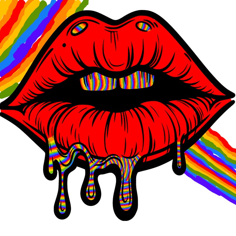lips that look realistic and drip