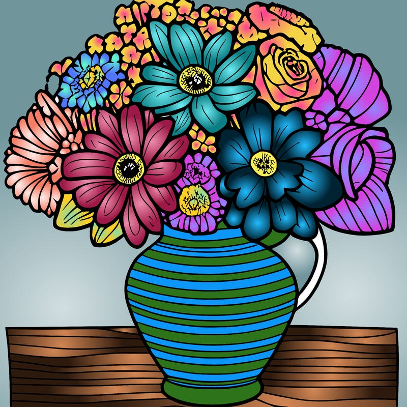 vase of flowers
