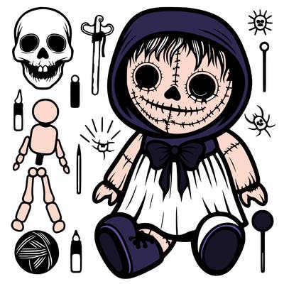 scary doll