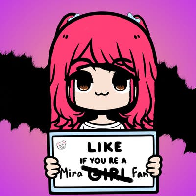 a cute girl holding a sign that says like if you’re a girl