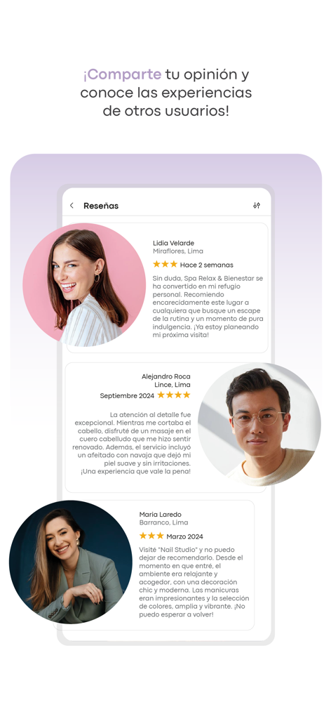 Buki Beautyplanner - User reviews and ratings screen within the Buki Beautyplanner app showing customer feedback for beauty services