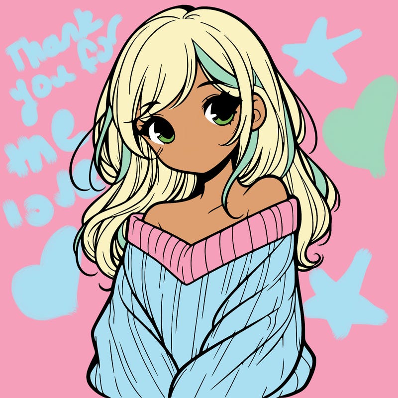 shy pretty girl wearing a sweater that is falling off one shoulder portrait