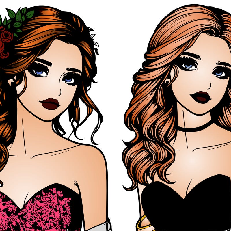 realistic prom girls