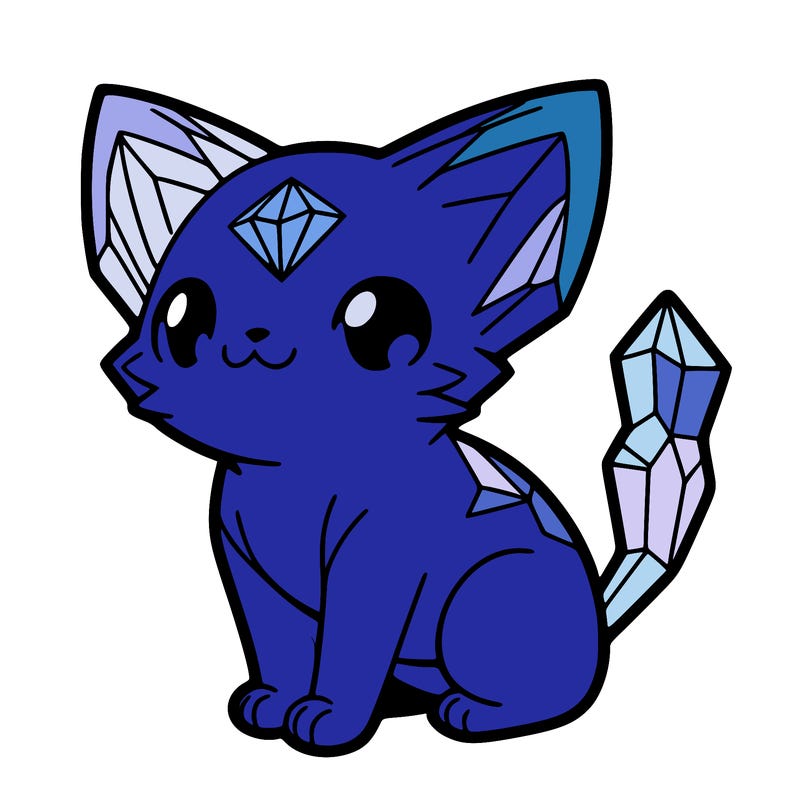 crystal kitten