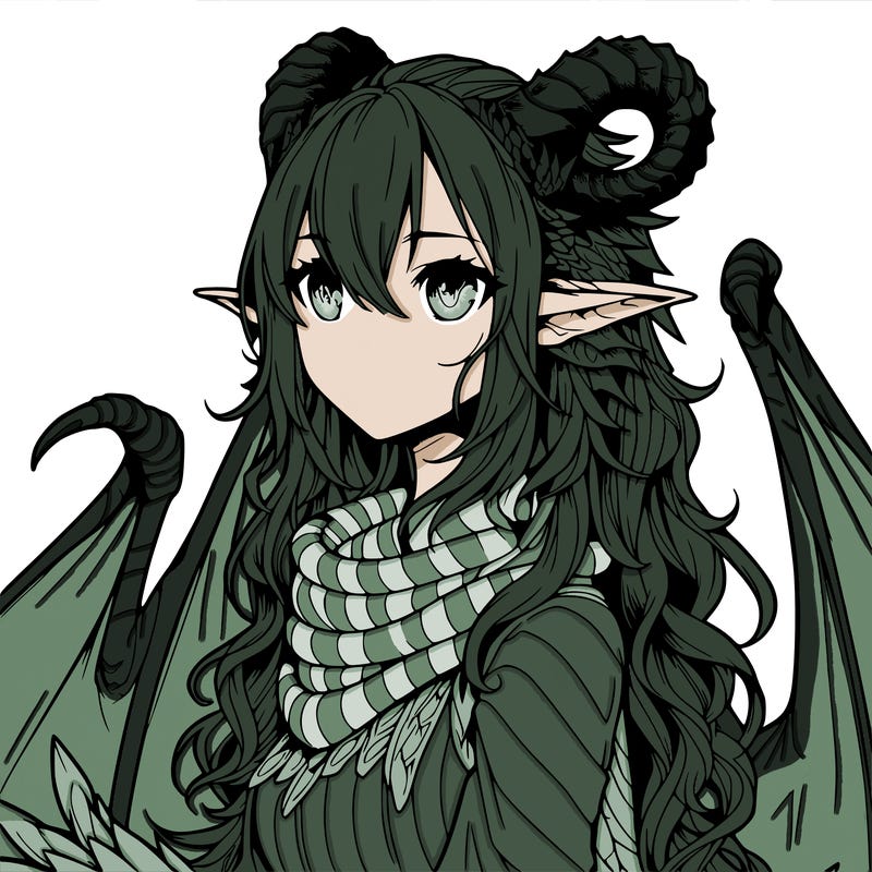 dragon girl realistic fantasy