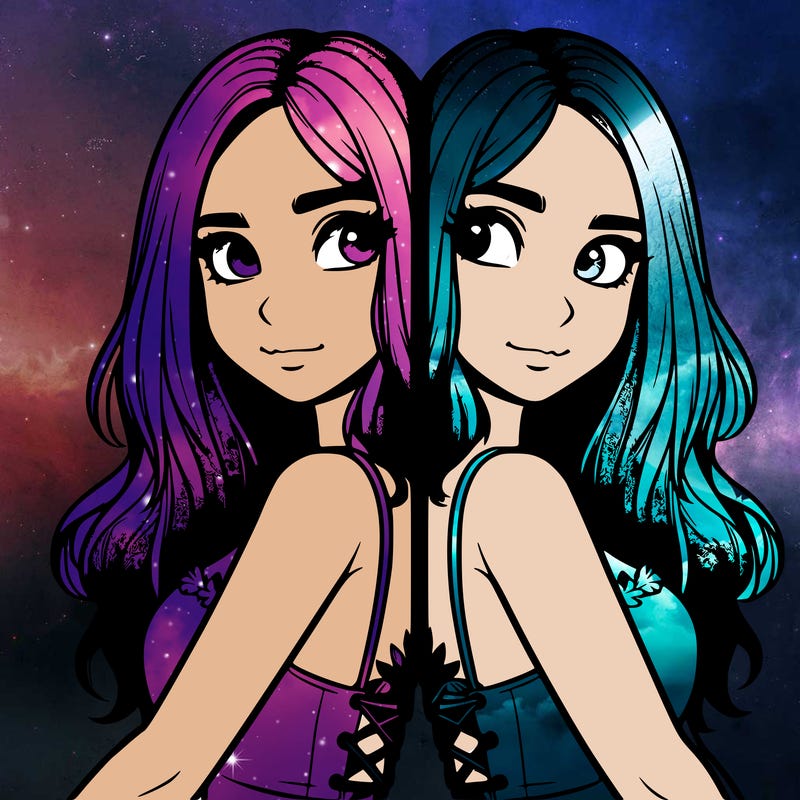 a realistic girl split