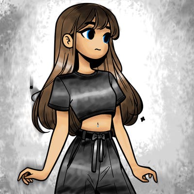 girl in a cute crop top