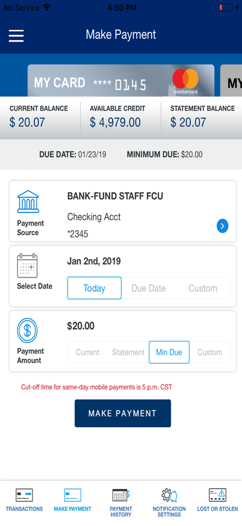 BFSFCU Cards