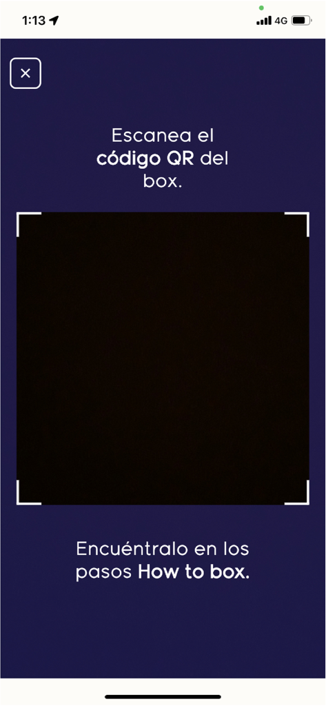 SuperEasy Box - SuperEasy Box app QR code scanner interface