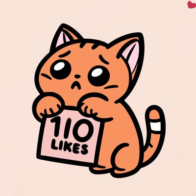 a cat begging for 10 likes