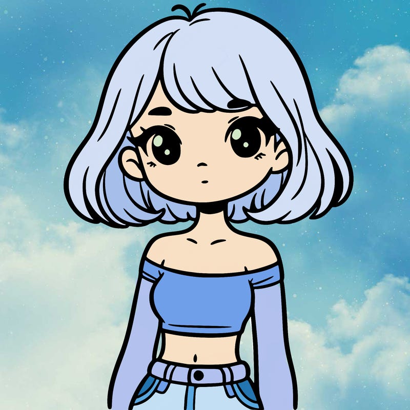 girl in a cute crop top