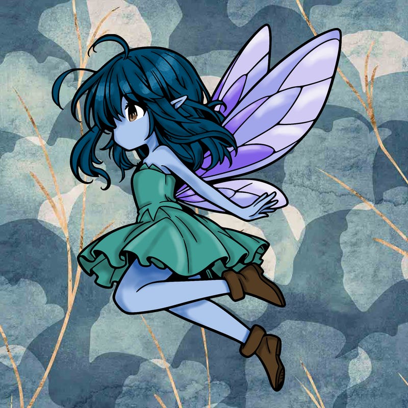 manga fairy flying