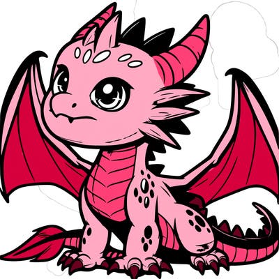 fierce baby night dragon