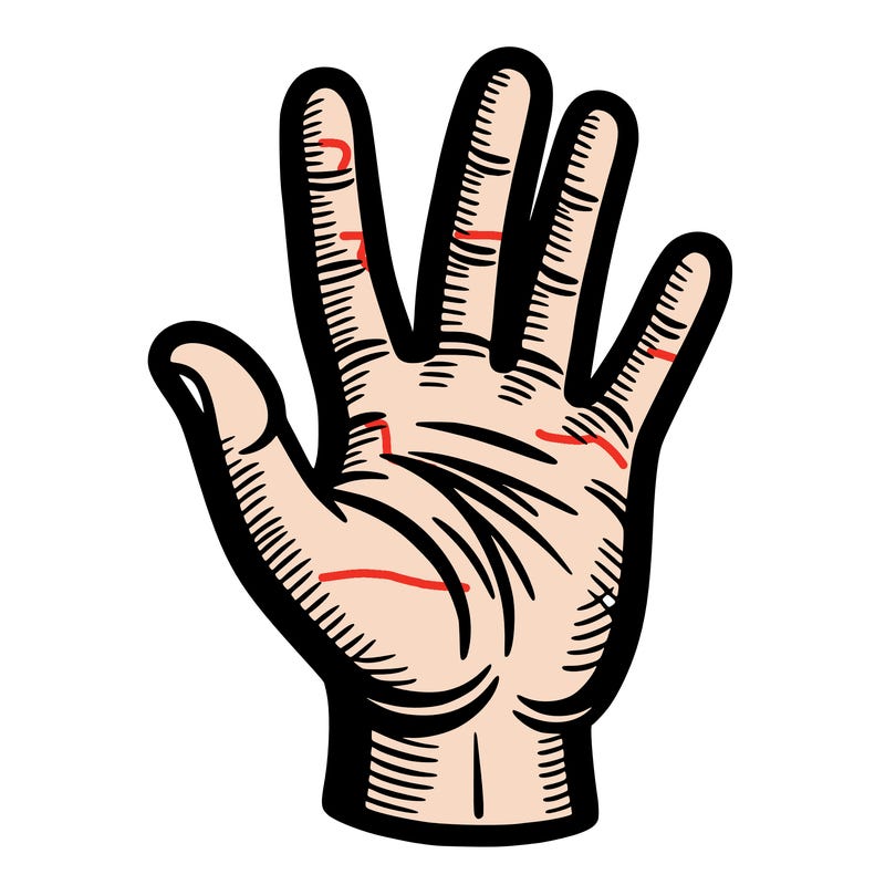 a simple hand