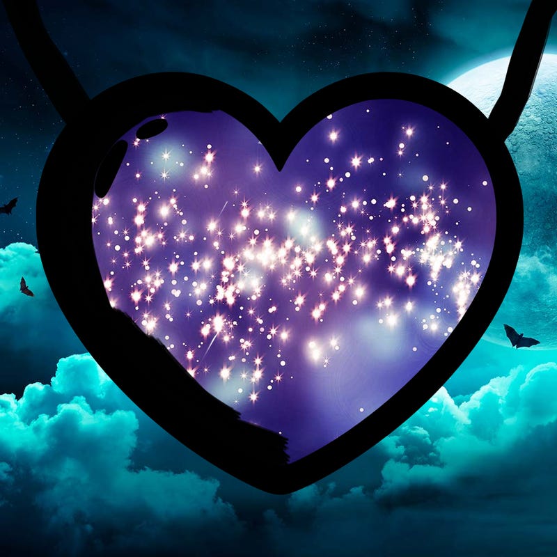 a blank heart