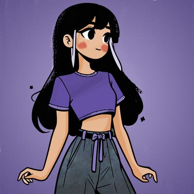 girl in a cute crop top