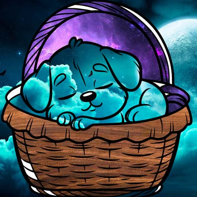 𝑜𝑛𝑒 𝑛𝑒𝑤𝑏𝑜𝑟𝑛 𝑝𝑢𝑝𝑝𝑦 𝑠𝑙𝑒𝑒𝑝𝑖𝑛𝑔 𝑖𝑛 𝑎 𝑏𝑎𝑠𝑘𝑒𝑡