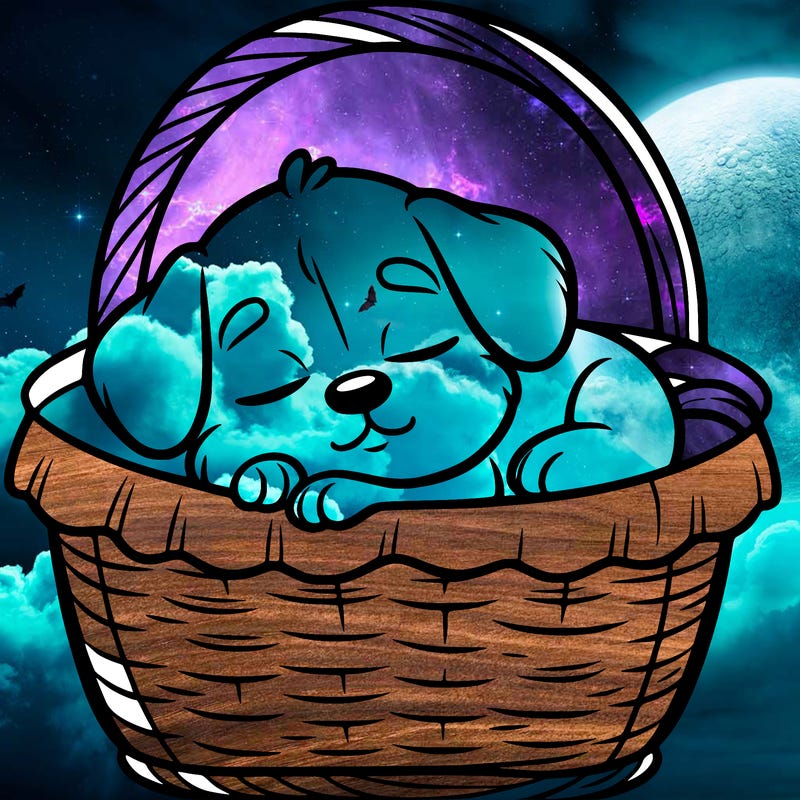 𝑜𝑛𝑒 𝑛𝑒𝑤𝑏𝑜𝑟𝑛 𝑝𝑢𝑝𝑝𝑦 𝑠𝑙𝑒𝑒𝑝𝑖𝑛𝑔 𝑖𝑛 𝑎 𝑏𝑎𝑠𝑘𝑒𝑡