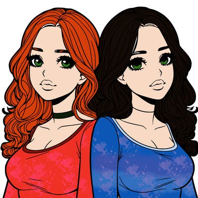 realistic twin sisters