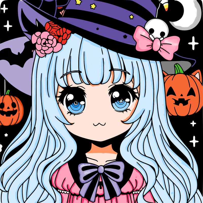 halloween anime cute