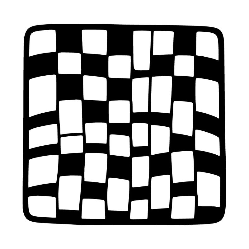 checkered white pattern