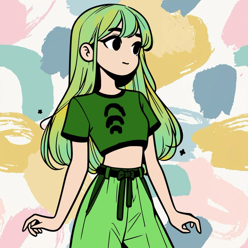 girl in a cute crop top