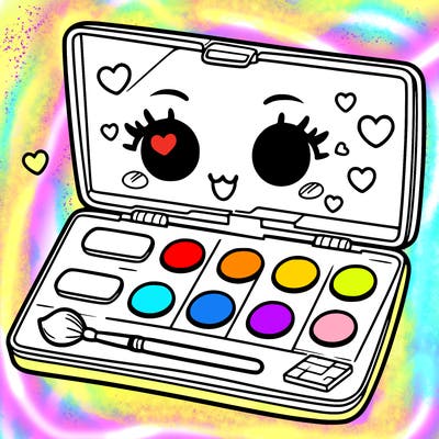 makeup pallet