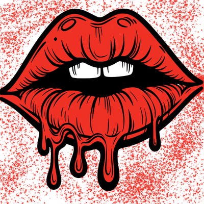 lips that look realistic and drip