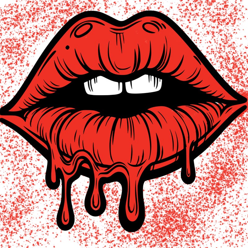 lips that look realistic and drip