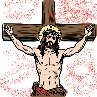 jesus on the cross