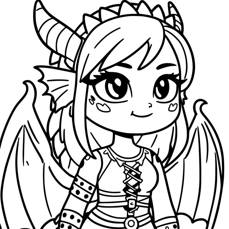 a dragon girl